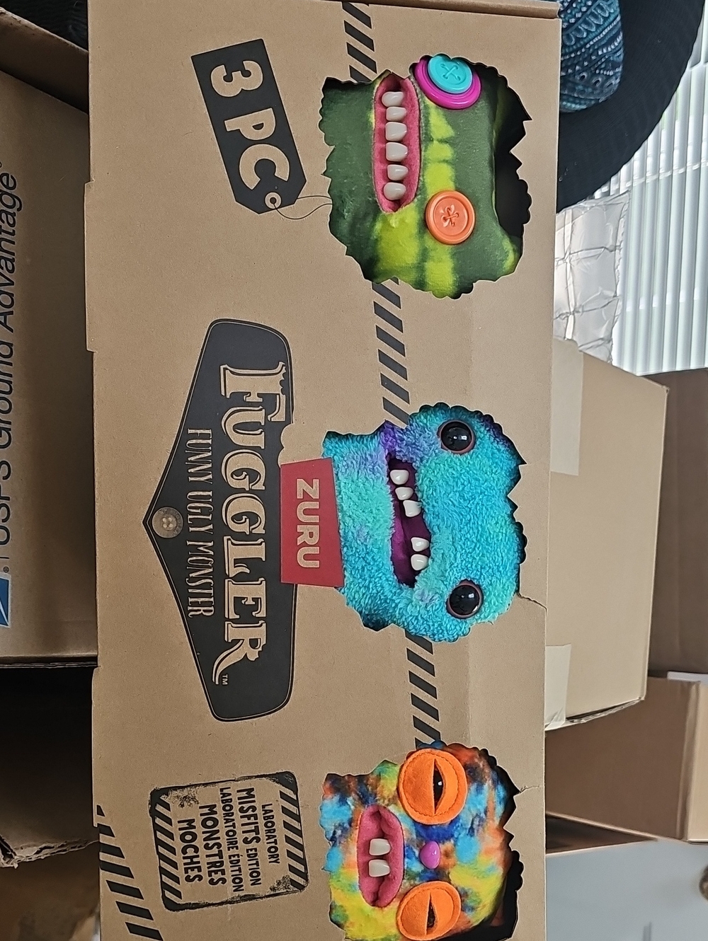 Fuggler Colorful Plush Monster Set 9"